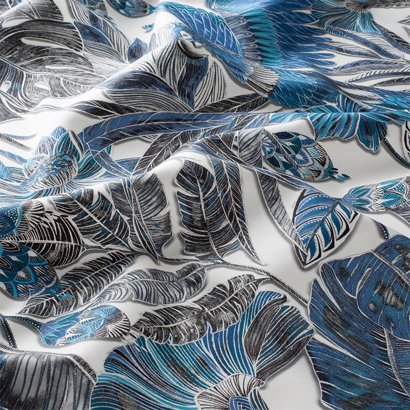 Set Me Free – gemusterter Baumwollvorhang nach Maß mit tropischem Design Floral blickdicht