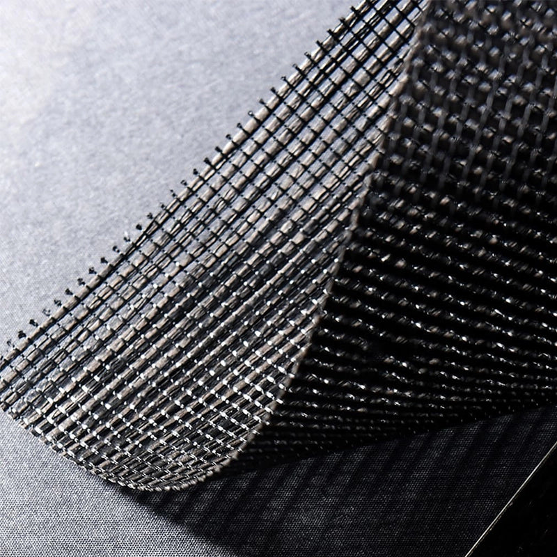 Woven Paper – exklusiver Flächenvorhang nach Maß aus japanischem Papier schwarz, natur, silber
