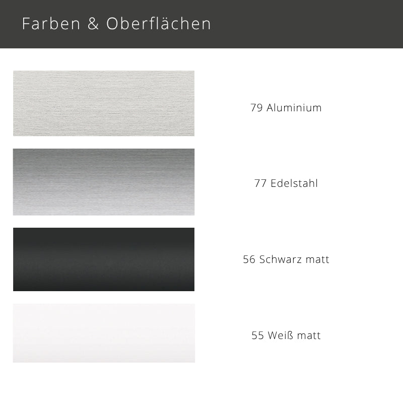 Interstil F1 Schleuderstab – elegante Bedienung für Flächenvorhänge