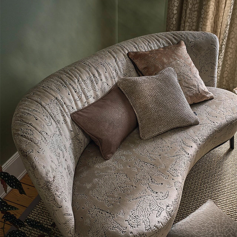 Leoni – luxuriöser Jacquard-Vorhang nach Maß mit Tier Animal Design blickdicht