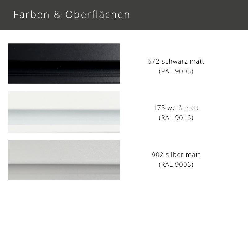 MHZ 01-2314 – sehr schmale 1-läufige Aluminium Gardinenschiene biegbar zur Deckenmontage
