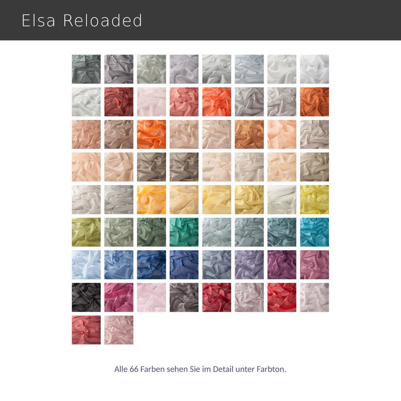 Elsa Reloaded – hochwertige transparente Gardine nach Maß Voile in 102 modernen Farben