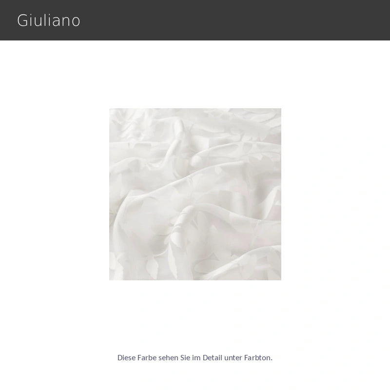 Giuliano – hochwertige transparente Ausbrenner-Gardine nach Maß mit floralem Blättermuster Farbe Weiß