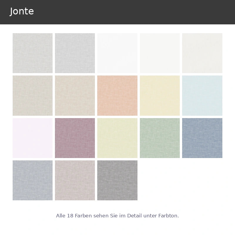 Jonte – moderner halbtransparenter Leinenvorhang nach Maß aus 100 % vorgewaschenem Leinen