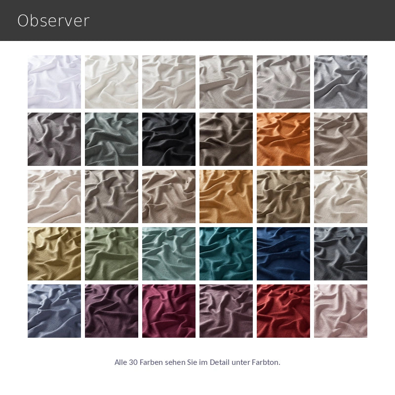 Observer – hochwertiger blickdichter Vorhang nach Maß mit lässiger, grober Strickoptik, 30 Farben