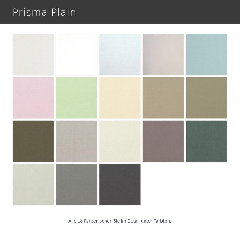 Prisma Plain – hochwertiger Baumwollvorhang nach Maß blickdicht in modernen Farben
