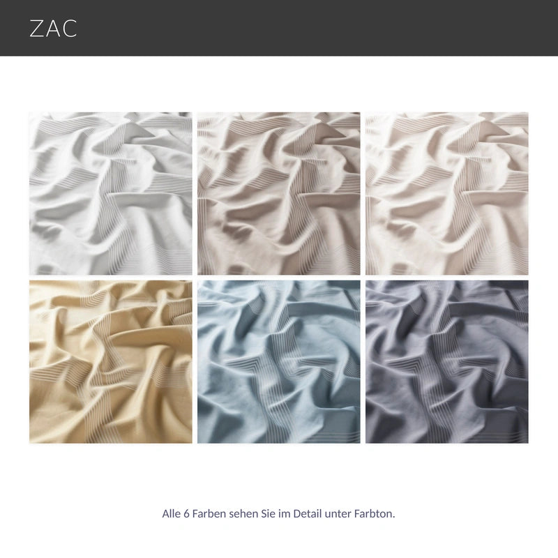 Zac – moderner halbtransparenter Ausbrenner-Vorhang nach Maß mit grafischem Muster